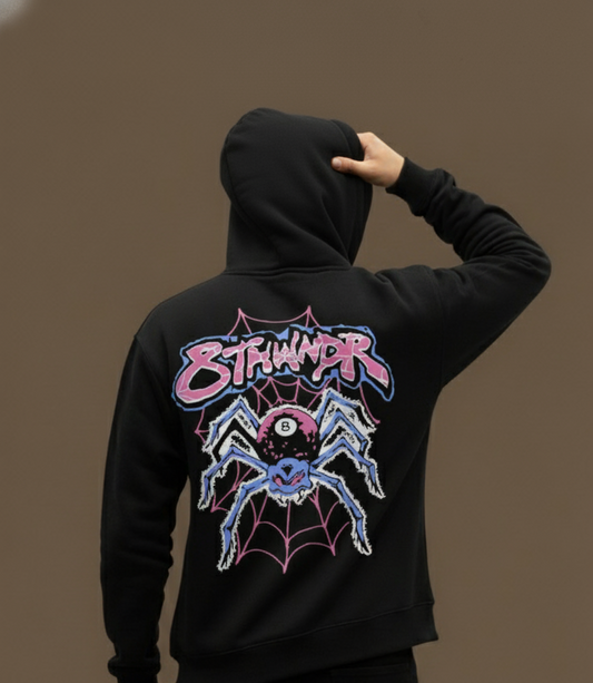 8THWNDR SPIDER OVERSIZED HOODIE